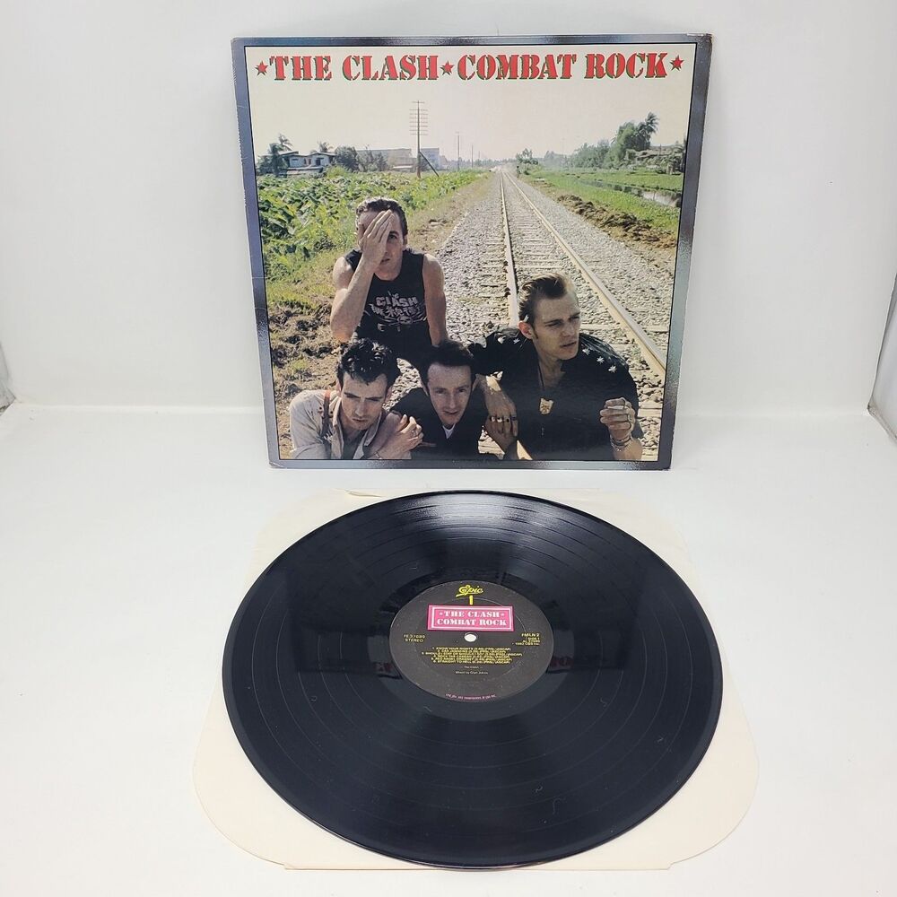 The Clash - Combat Rock - 1982 Essential Punk Rock LP Vinyl Record